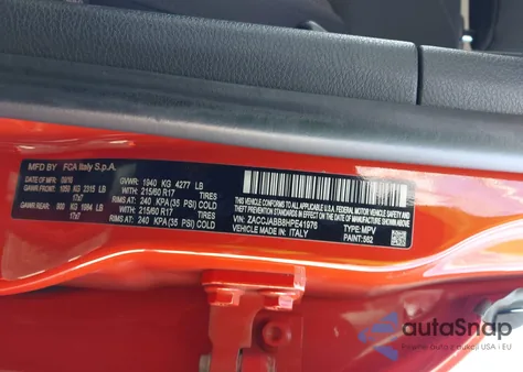 2017 Jeep Renegade Latitude Fwd from USA, damaged, VIN ZACCJABB8HPE41976